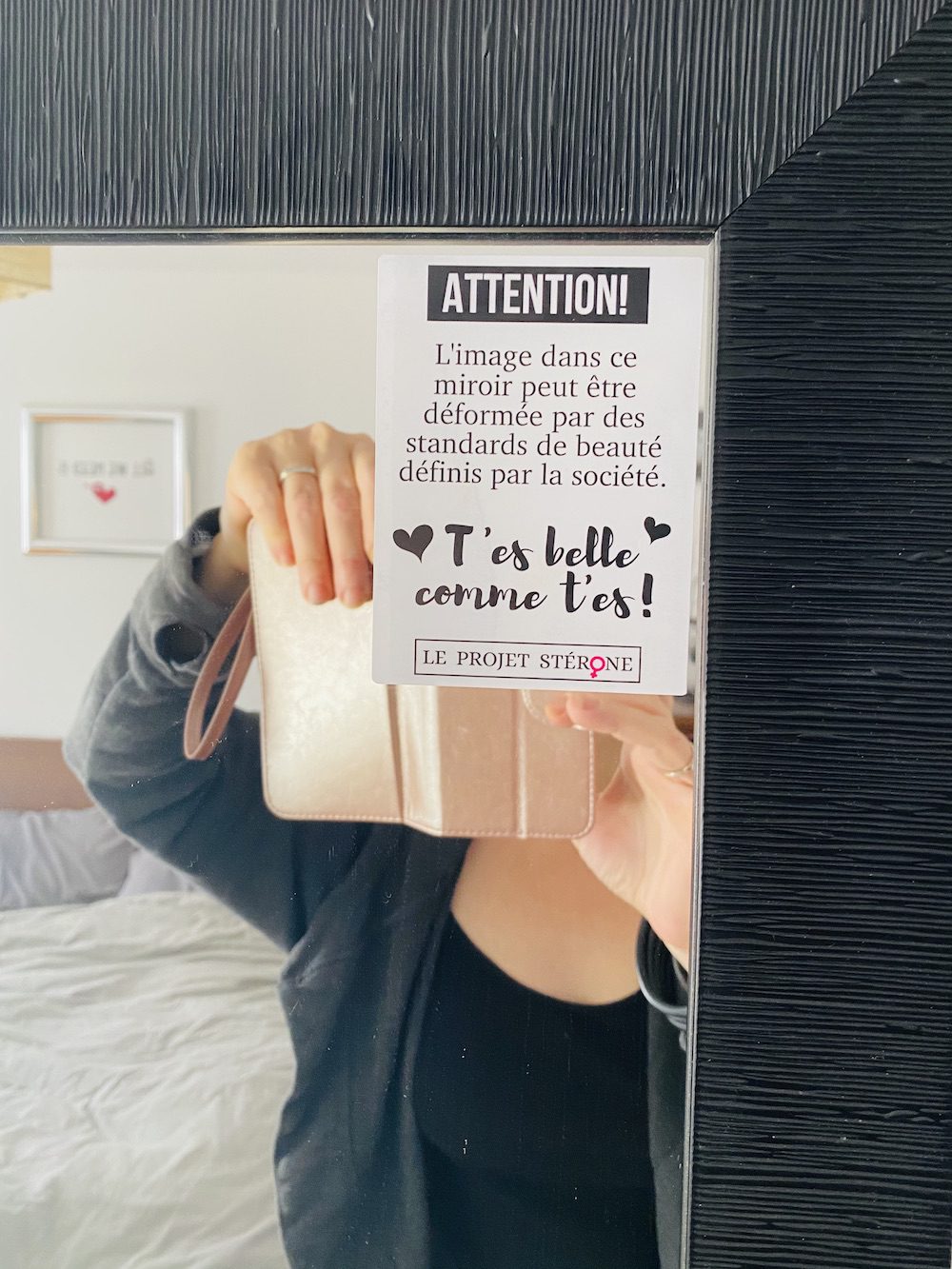 10 autocollants pour miroir «T'es belle comme t'es!» – Image 2